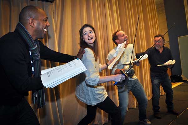 Photo of Don Gilet, Naomi Frederick, Adam James and Ron Cook