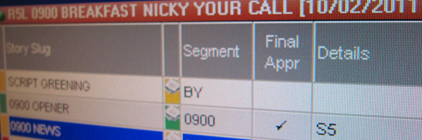 A screen shot of 5 live Breakfast's Your Call running order