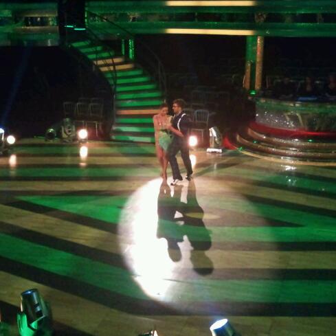 Gavin Henson and Katya Virshilas in the Strictly Come Dancing dress rehearsal