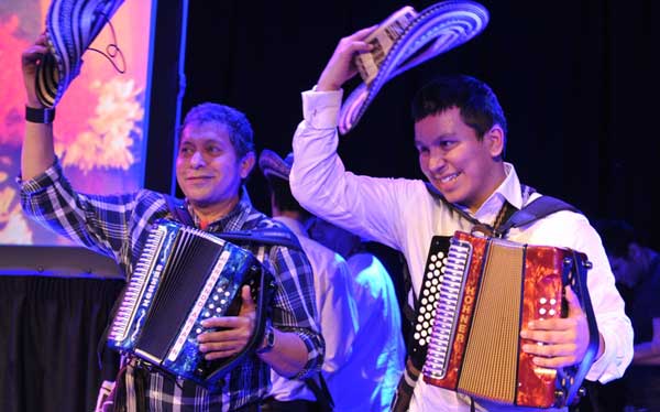 Photo of Egidio Cuadrado (l) and Jose Hernando Noguera