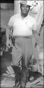 Duke Reid with gun in his holster