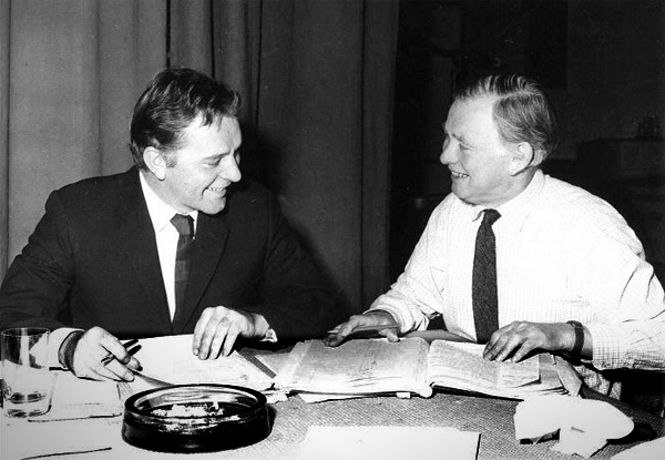 Richard Burton and Douglas Cleverdon