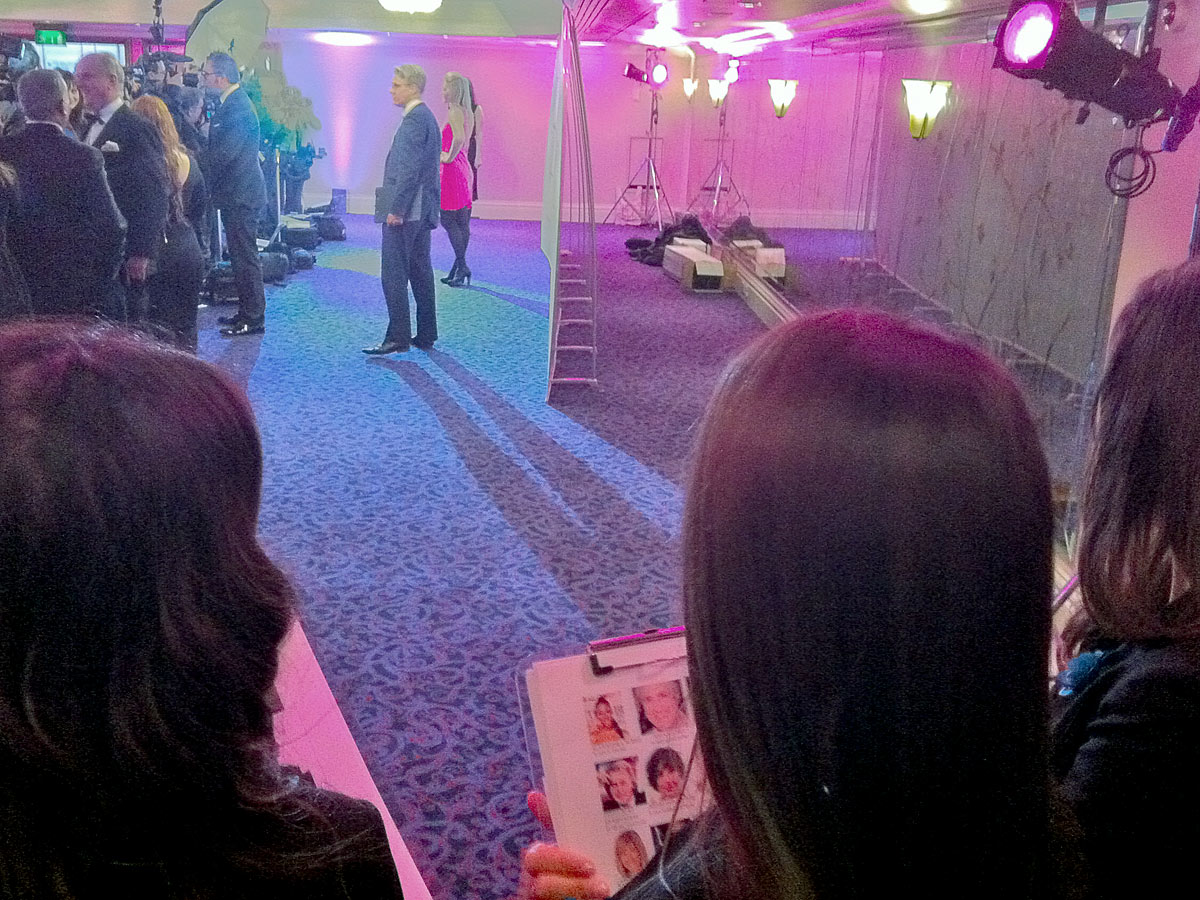 The team of meeters and greeters