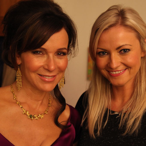 Jennifer Grey and Nikki Dean