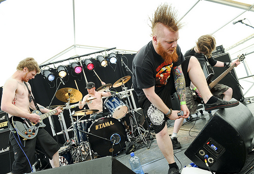 Gacy's Threads play Pigstock Festival 2011, Killinchy. Northern Ireland Saturday May 28th