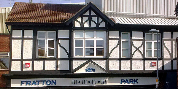 The famous entrance to Portsmouth's Fratton Park