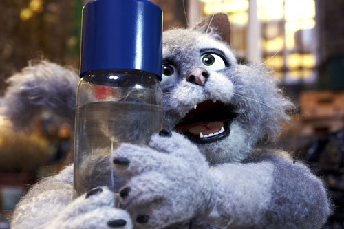 Marion the cat from Mongrels, voiced by Dan Tetsell