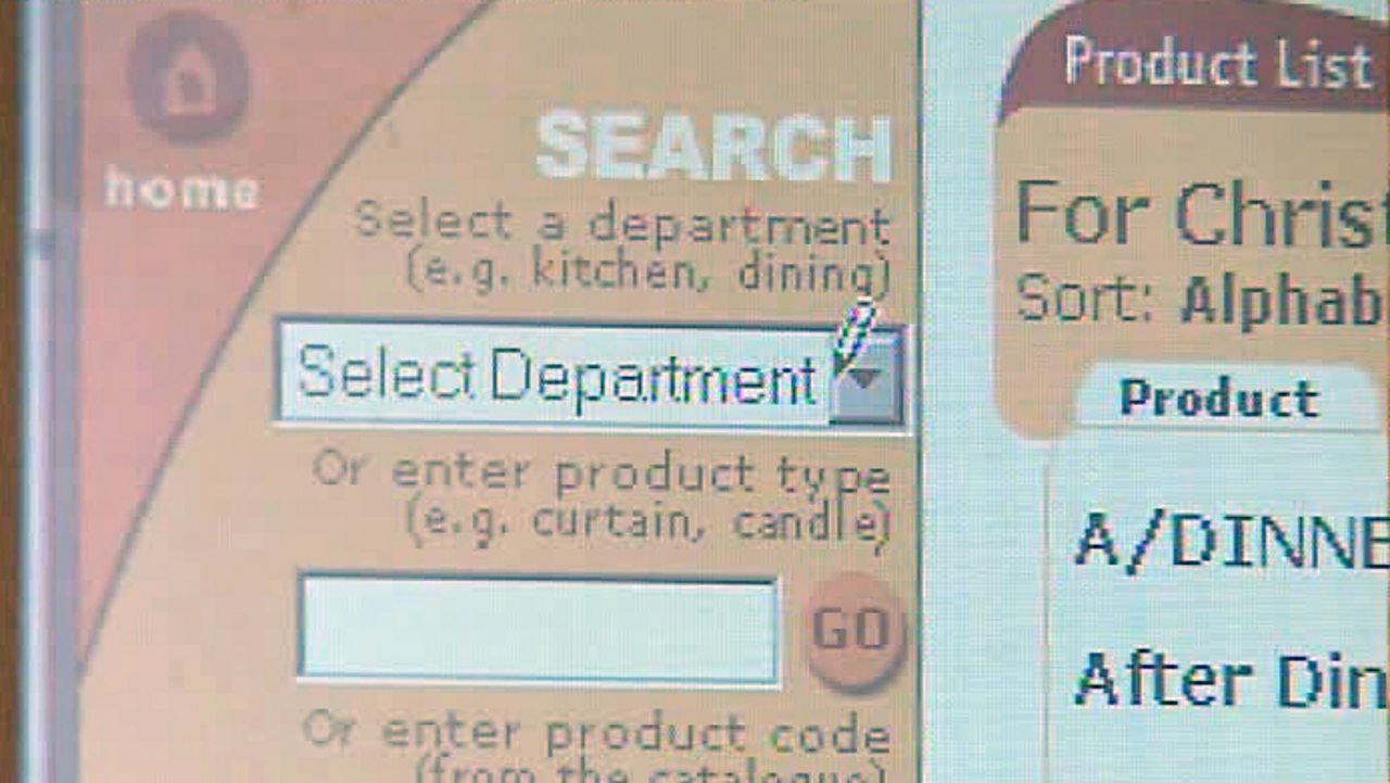 Internet Christmas shopping, 1999