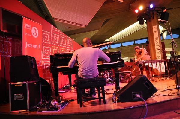 Robert Mitchell (piano) and Corey Mwamba (vibes)