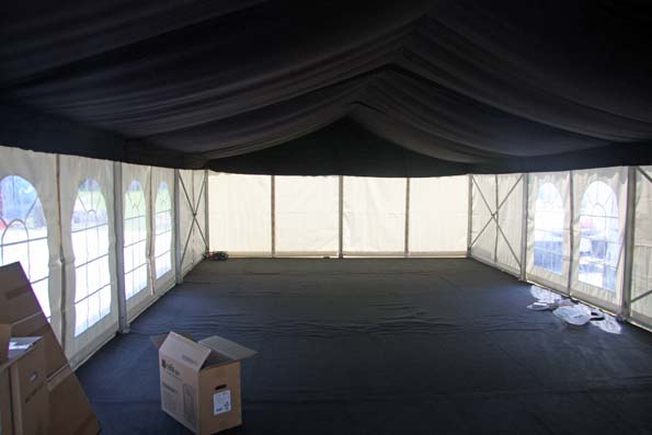 Inside the Springwatch production tent 