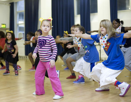 Children dancing