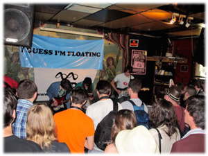 Beach Fossils at the Guess I'm Floating showcase
