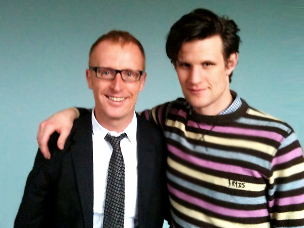Bryan Burnett and the 11th Doctor, Matt Smith.jpg