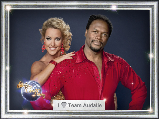 Audley Harrison and Natalie Lowe