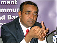 Bharrat Jagdeo, president of Guyana 