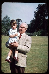 Ricky with Grandpa Ford