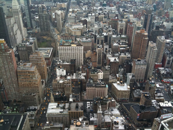 View from Empire State Building, NYC