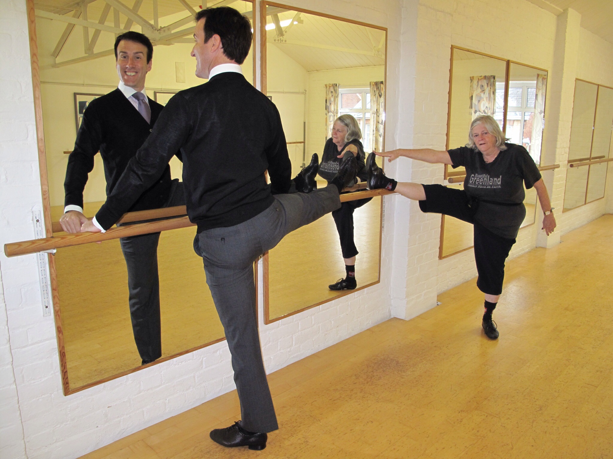 Ann and Anton in training