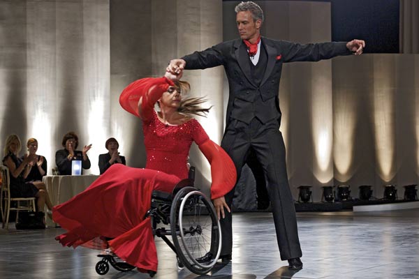 Diana Morgan-Hill and Mark Foster compete in Dancing On Wheels