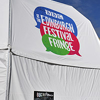 BBC @ Potterrow tent.