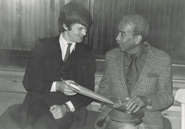 Photo of Alyn Shipton (l) with Buck Clayton