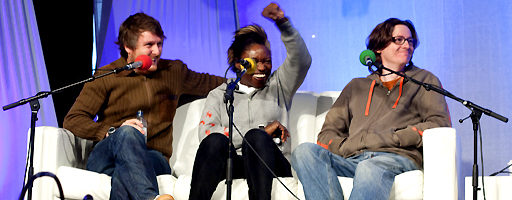 Tim Key, Andi Osho and Ed Byrne
