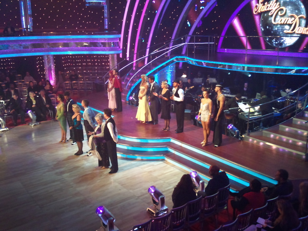 The Strictly Come Dancing couples in dress rehearsal