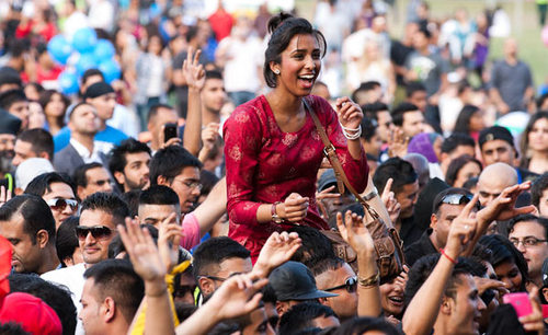 London Mela crowd shot