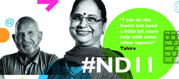 A publicity image from the BBC's First Click digital literacy campaign.