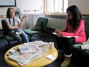 Abigail le Fleming and Gurpreet Kaur Bhatti