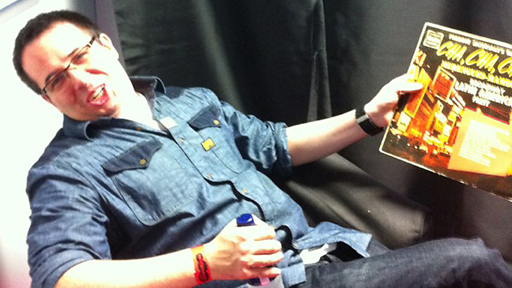 Abandoman lounging in the Mac & Co green room
