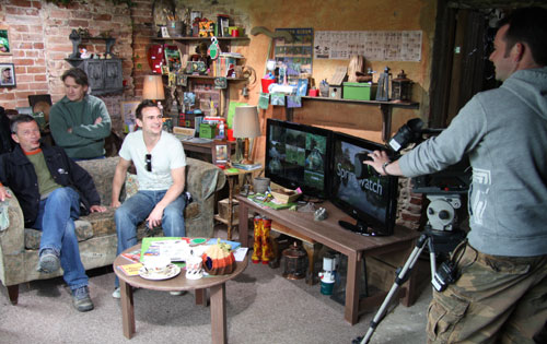 sync crew in the springwatch studio