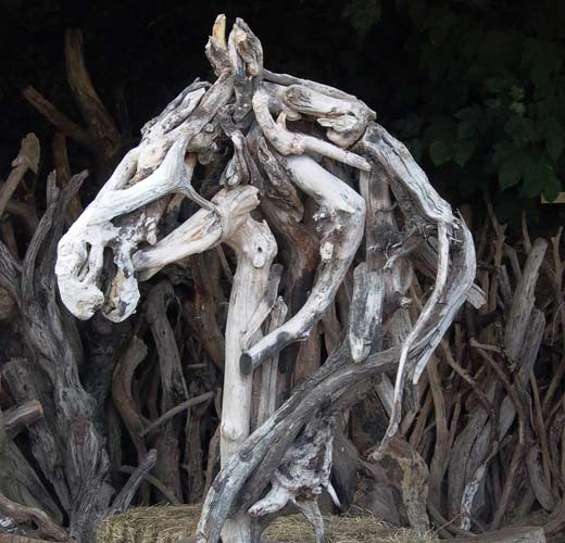 horse head sculpture