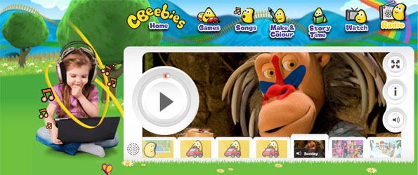 The new CBeebies Radio player