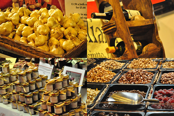 A selection of the stalls from the BBC Good Food Show in Glasgow 2010