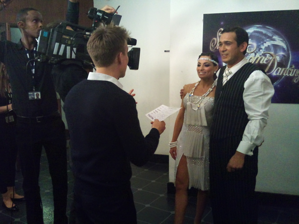 Jimi Mistry and Flavia Cacace