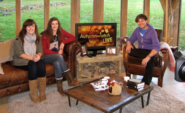 The Autumnwatch runner team