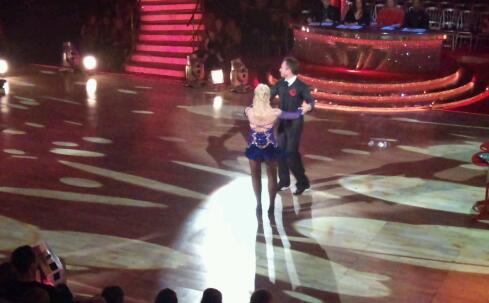 Pamela Stephenson and James Jordan in the Strictly dress rehearsal
