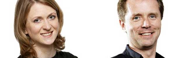 Rachel Burden and Nicky Campbell