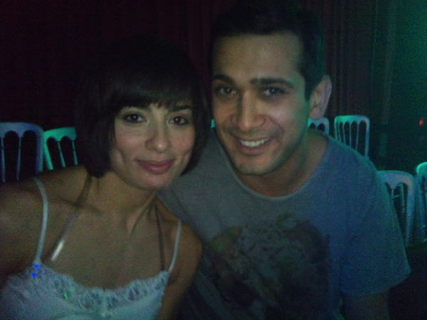 Jimi Mistry and Flavia Cacace say 