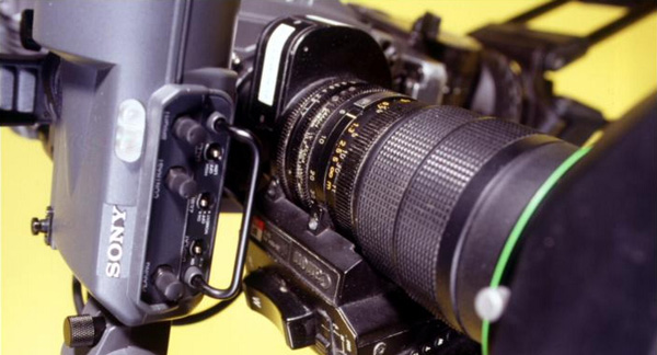 A television camera at the BBC